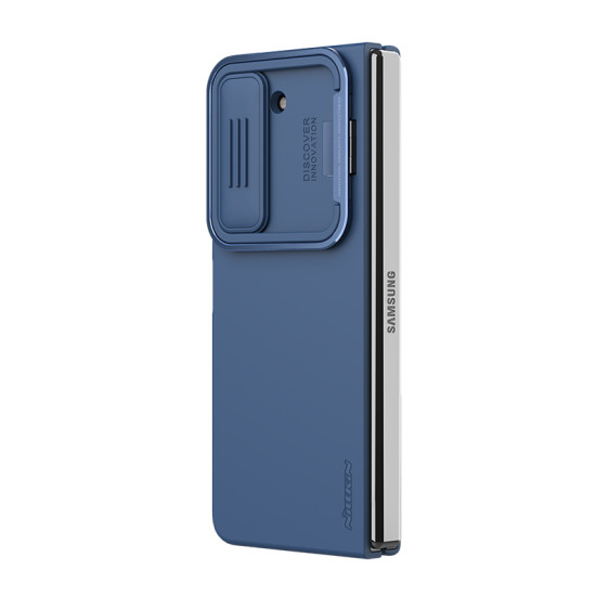 Samsung Galaxy Z Fold 5 5G силиконов калъф със защита на камерата син Samsung Galaxy Z Fold 5 5G силиконов калъф със защита на камерата син
