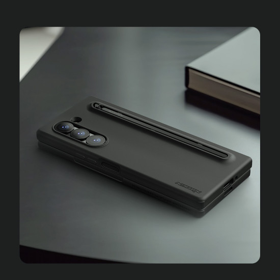 Силиконов калъф Flex Pure Fold Case (S Pen version) за Samsung Galaxy Z Fold 6 5G черен Силиконов калъф Flex Pure Fold Case (S Pen version) за Samsung Galaxy Z Fold 6 5G черен