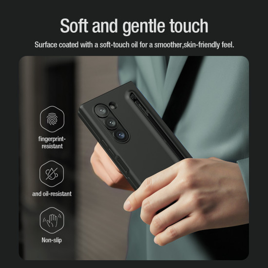 Силиконов калъф Flex Pure Fold Case (S Pen version) за Samsung Galaxy Z Fold 6 5G черен Силиконов калъф Flex Pure Fold Case (S Pen version) за Samsung Galaxy Z Fold 6 5G черен
