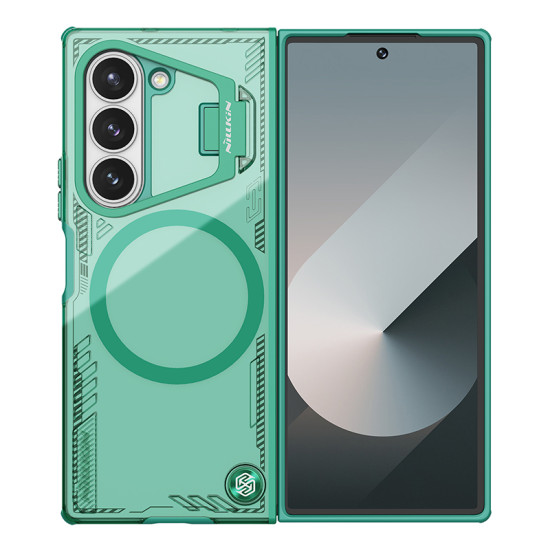 Samsung Z Fold 6 5G Iceblade Fold магнитен прозрачен твърд гръб зелен Samsung Z Fold 6 5G Iceblade Fold магнитен прозрачен твърд гръб зелен