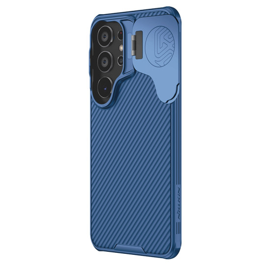 Samsung S24 Plus магнитен твърд гръб със защита на камерата син Samsung S24 Plus магнитен твърд гръб със защита на камерата син