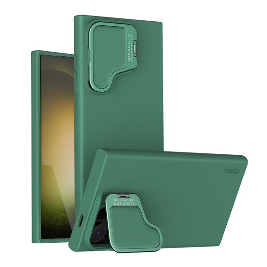 Samsung S24 Ultra силиконов калъф Silky Prop със защита на камерата зелен Samsung S24 Ultra силиконов калъф Silky Prop със защита на камерата зелен
