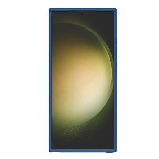 Samsung S24 Ultra силиконов калъф Silky Prop със защита на камерата син Samsung S24 Ultra силиконов калъф Silky Prop със защита на камерата син