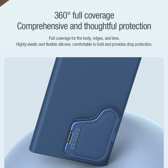 Samsung S24 Ultra силиконов калъф Silky Prop със защита на камерата зелен Samsung S24 Ultra силиконов калъф Silky Prop със защита на камерата зелен