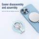 SnapGrip Magnetic Ring Holder сив