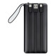 Външна батерия VEGER 10000 mAh с вградени кабели Micro USB / Type C / Lightning C10 (W1116) Външна батерия VEGER 10000 mAh с вградени кабели Micro USB / Type C / Lightning C10 (W1116)