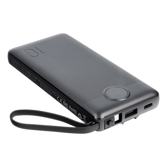Външна батерия VEGER 10000 mAh с вградени кабели Micro USB / Type C / Lightning C10 (W1116) Външна батерия VEGER 10000 mAh с вградени кабели Micro USB / Type C / Lightning C10 (W1116)