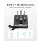 Външна батерия VEGER 10000 mAh с вградени кабели Micro USB / Type C / Lightning C10 (W1116) Външна батерия VEGER 10000 mAh с вградени кабели Micro USB / Type C / Lightning C10 (W1116)