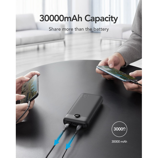 Външна батерия VEGER 30000 mAh PD QC3.0 3A 20W L30 (W3008PD) Външна батерия VEGER 30000 mAh PD QC3.0 3A 20W L30 (W3008PD)