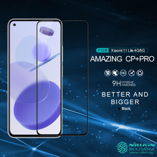 Mi 11 Lite 5G NE CP+PRO Темперирано стъкло Nillkin Mi 11 Lite 5G NE CP+PRO Темперирано стъкло Nillkin