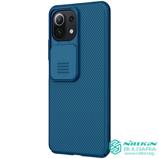 Mi 11 Lite 5G NE твърд гръб със защита на камерата Nillkin син Mi 11 Lite 5G NE твърд гръб със защита на камерата Nillkin син