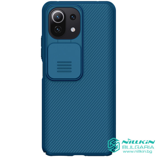 Mi 11 Lite 5G NE твърд гръб със защита на камерата Nillkin син Mi 11 Lite 5G NE твърд гръб със защита на камерата Nillkin син