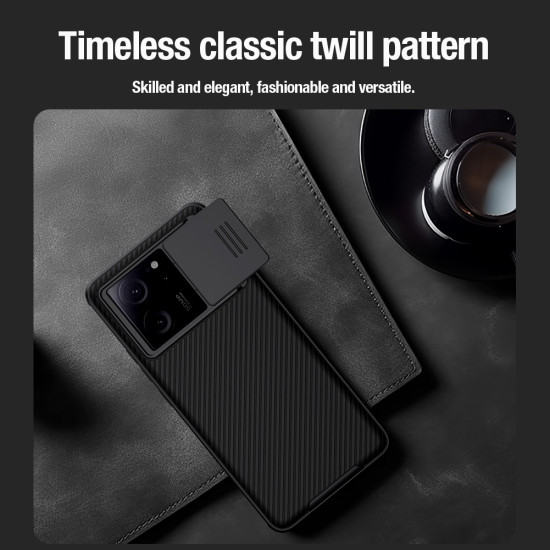 Xiaomi 13T / 13T Pro твърд гръб със защита на камерата Nillkin син Xiaomi 13T / 13T Pro твърд гръб със защита на камерата Nillkin син