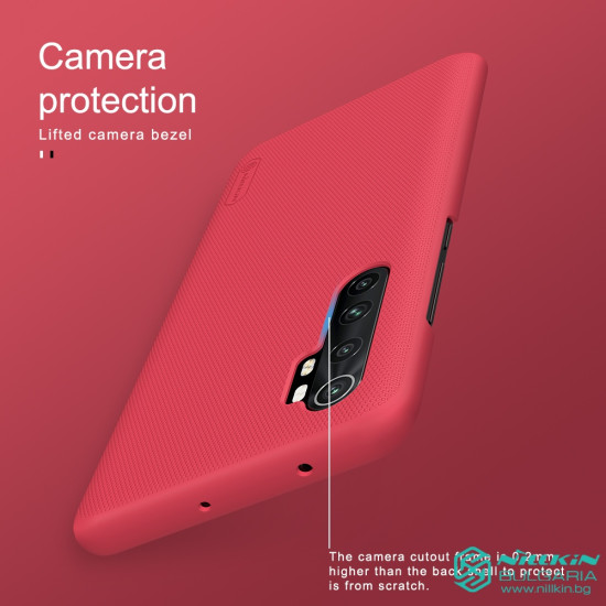 Mi Note 10 Lite калъф твърд гръб Nillkin син Mi Note 10 Lite калъф твърд гръб Nillkin син