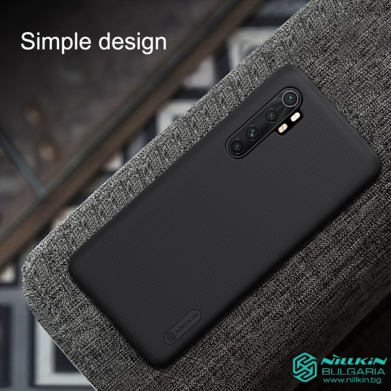 Mi Note 10 Lite калъф твърд гръб Nillkin син Mi Note 10 Lite калъф твърд гръб Nillkin син