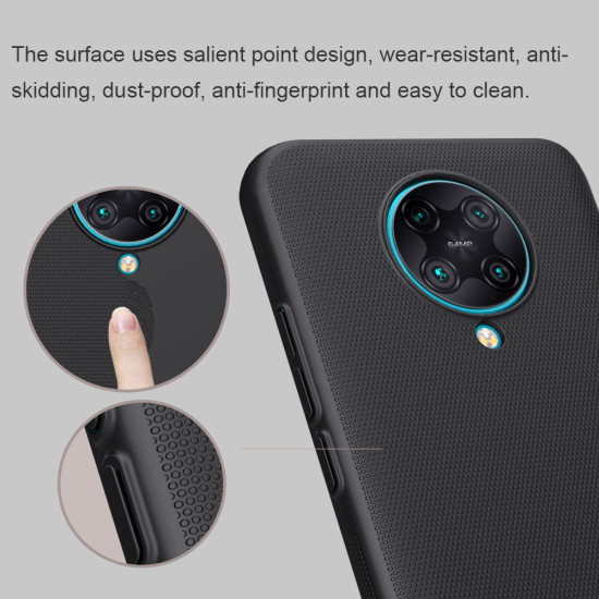 Mi Poco F2 Pro калъф твърд гръб Nillkin черен Mi Poco F2 Pro калъф твърд гръб Nillkin черен