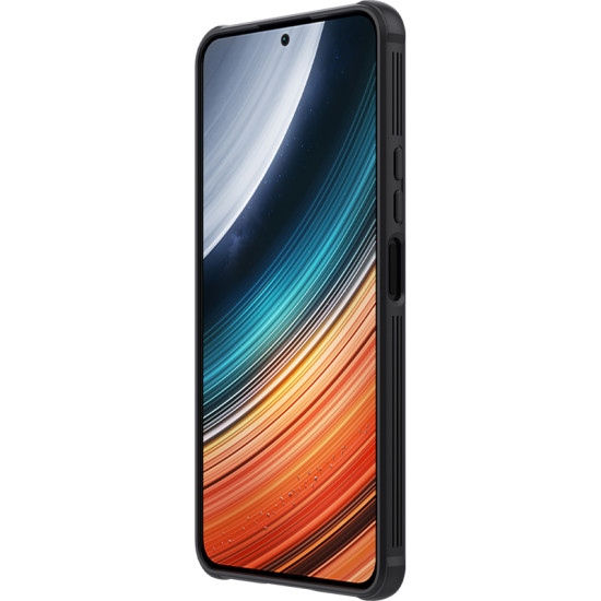 Poco F4 5G твърд гръб със защита на камерата черен Poco F4 5G твърд гръб със защита на камерата черен