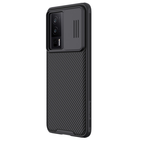 Poco F5 Pro 5G твърд гръб със защита на камерата Nillkin черен Poco F5 Pro 5G твърд гръб със защита на камерата Nillkin черен