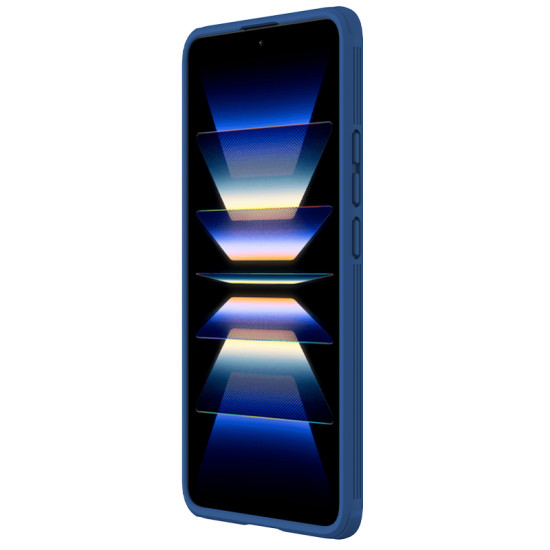 Poco F5 Pro 5G твърд гръб със защита на камерата Nillkin син Poco F5 Pro 5G твърд гръб със защита на камерата Nillkin син