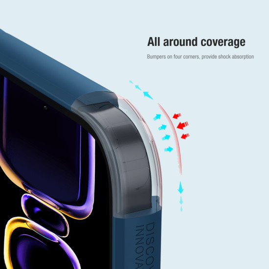 Poco F5 Pro 5G калъф твърд гръб Nillkin черен Poco F5 Pro 5G калъф твърд гръб Nillkin черен