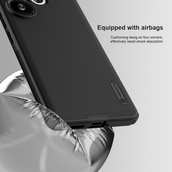 Poco F6 5G калъф твърд гръб Nillkin черен Poco F6 5G калъф твърд гръб Nillkin черен