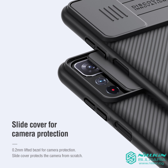 Redmi Note 11 5G / POCO M4 PRO 5G твърд гръб със защита на камерата Nillkin син Redmi Note 11 5G / POCO M4 PRO 5G твърд гръб със защита на камерата Nillkin син