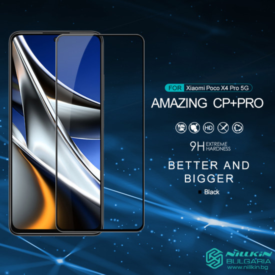 Poco X4 Pro 5G CP+Pro Темперирано стъкло Nillkin Poco X4 Pro 5G CP+Pro Темперирано стъкло Nillkin