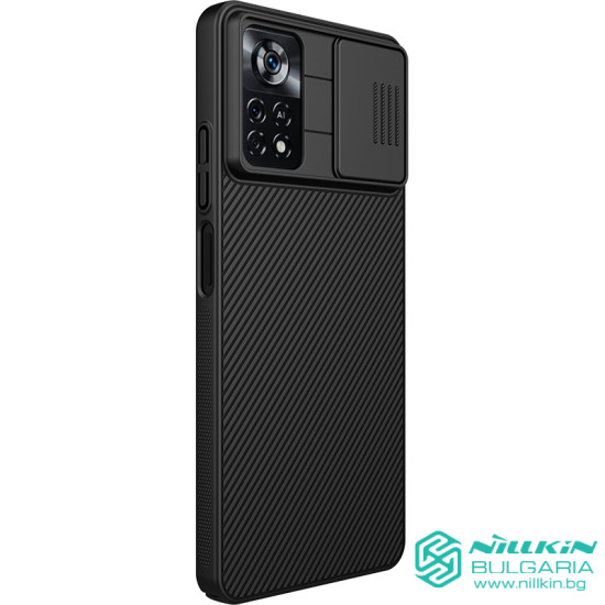 Poco X4 Pro 5G твърд гръб със защита на камерата Nillkin черен Poco X4 Pro 5G твърд гръб със защита на камерата Nillkin черен