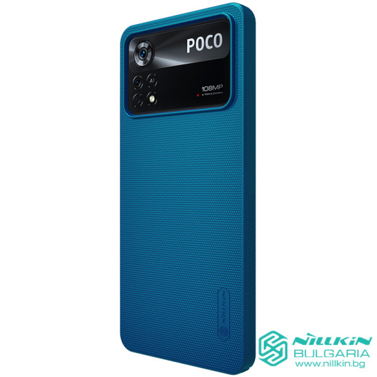 Poco X4 Pro 5G калъф твърд гръб Nillkin син Poco X4 Pro 5G калъф твърд гръб Nillkin син