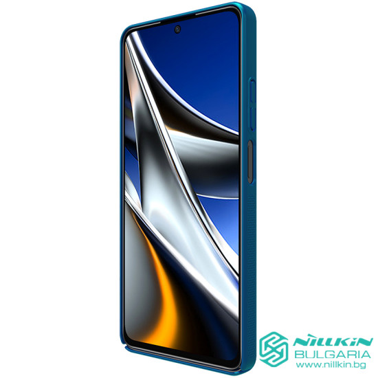 Poco X4 Pro 5G калъф твърд гръб Nillkin син Poco X4 Pro 5G калъф твърд гръб Nillkin син