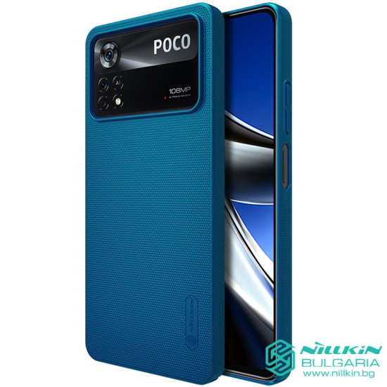 Poco X4 Pro 5G калъф твърд гръб Nillkin син Poco X4 Pro 5G калъф твърд гръб Nillkin син
