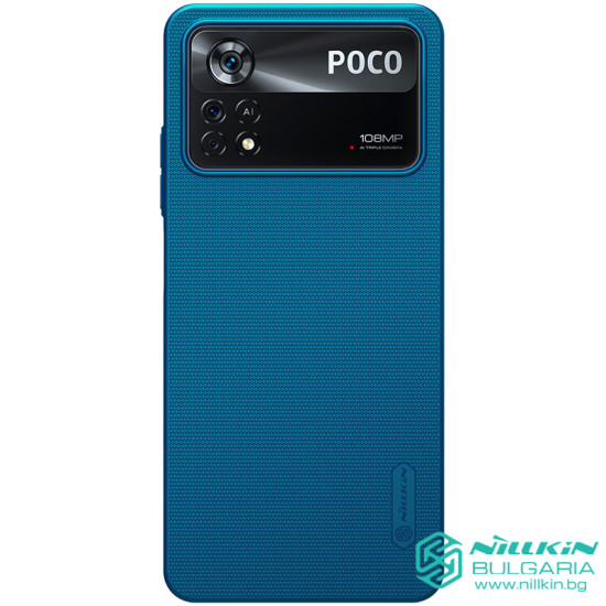 Poco X4 Pro 5G калъф твърд гръб Nillkin син Poco X4 Pro 5G калъф твърд гръб Nillkin син
