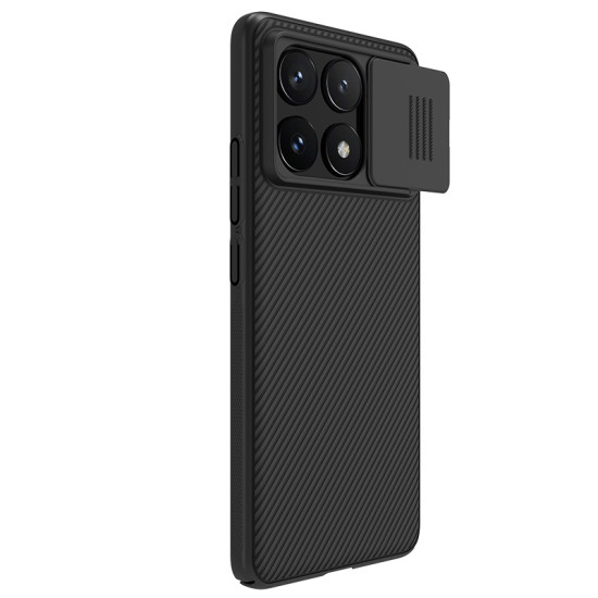 POCO X6 PRO 5G твърд гръб със защита на камерата Nillkin черен POCO X6 PRO 5G твърд гръб със защита на камерата Nillkin черен