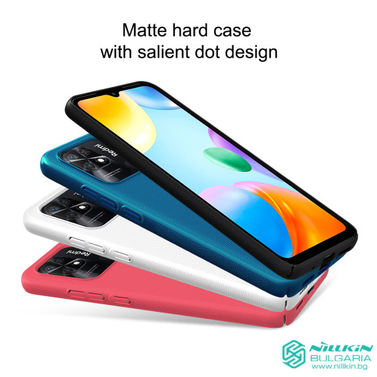 Redmi 10C калъф твърд гръб Nillkin черен Redmi 10C калъф твърд гръб Nillkin черен