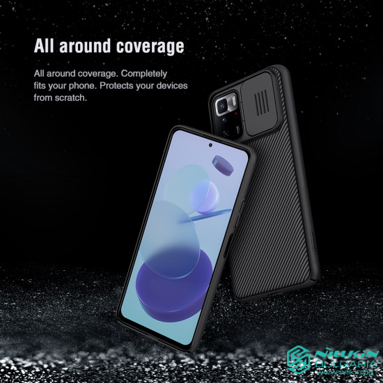 Redmi Note 10 PRO 5G / POCO X3 GT 5G твърд гръб със защита на камерата Nillkin черен Redmi Note 10 PRO 5G / POCO X3 GT 5G твърд гръб със защита на камерата Nillkin черен