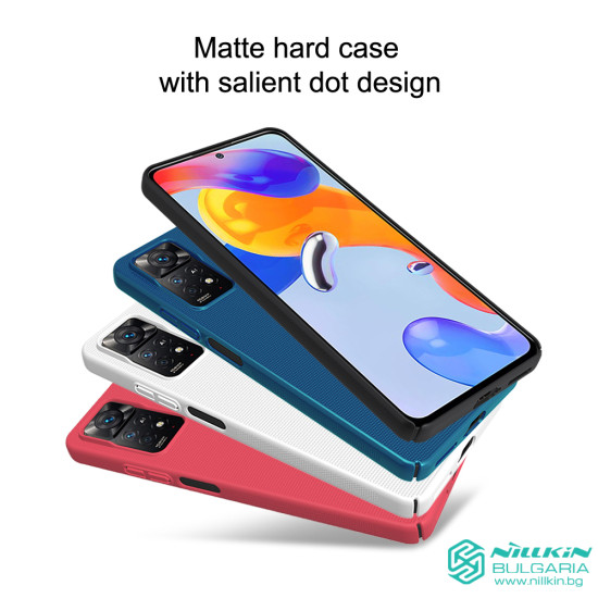 Redmi Note 12 Pro 4G калъф твърд гръб Nillkin син Redmi Note 12 Pro 4G калъф твърд гръб Nillkin син