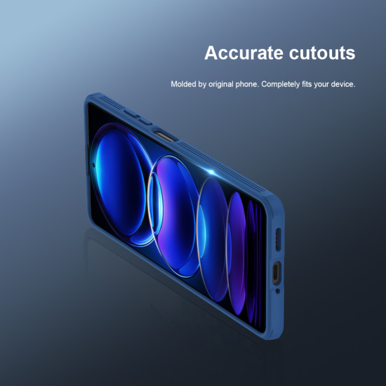 Redmi Note 12 Pro 5G твърд гръб със защита на камерата Nillkin черен Redmi Note 12 Pro 5G твърд гръб със защита на камерата Nillkin черен