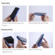 Redmi Note 12 Pro 5G калъф твърд гръб Nillkin син Redmi Note 12 Pro 5G калъф твърд гръб Nillkin син