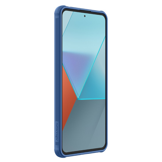 Redmi Note 13 Pro 5G / POCO X6 твърд гръб със защита на камерата Nillkin син Redmi Note 13 Pro 5G / POCO X6 твърд гръб със защита на камерата Nillkin син