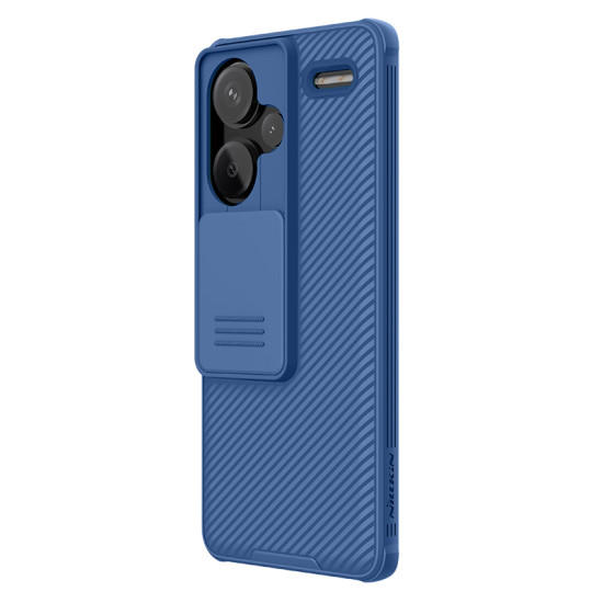 Redmi Note 13 Pro+ 5G твърд гръб със защита на камерата Nillkin син Redmi Note 13 Pro+ 5G твърд гръб със защита на камерата Nillkin син
