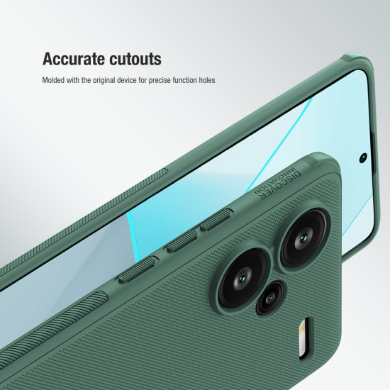 Redmi Note 13 Pro 5G калъф твърд гръб Nillkin син Redmi Note 13 Pro 5G калъф твърд гръб Nillkin син