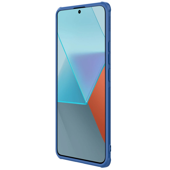 Redmi Note 13 Pro 5G калъф твърд гръб Nillkin син Redmi Note 13 Pro 5G калъф твърд гръб Nillkin син