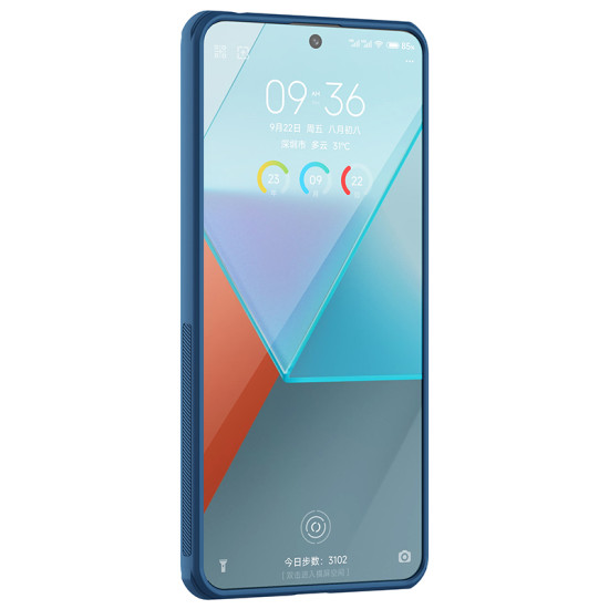 Redmi Note 13 Pro 5G / POCO X6 калъф твърд гръб Nillkin син Redmi Note 13 Pro 5G / POCO X6 калъф твърд гръб Nillkin син