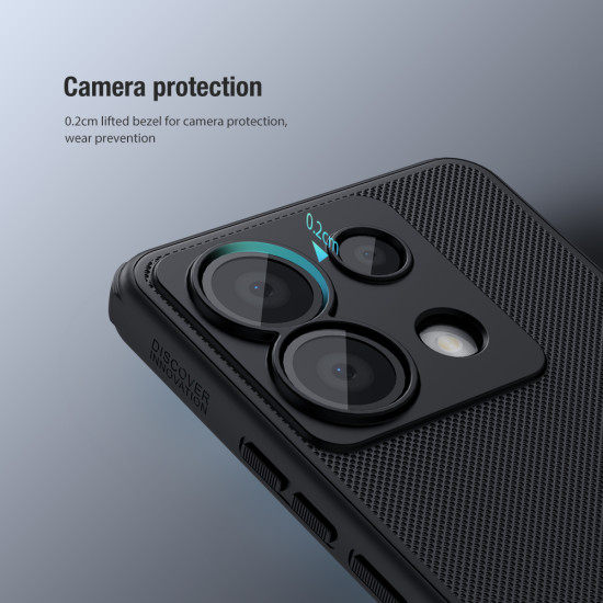 Redmi Note 13 Pro 5G / POCO X6 калъф твърд гръб Nillkin черен Redmi Note 13 Pro 5G / POCO X6 калъф твърд гръб Nillkin черен