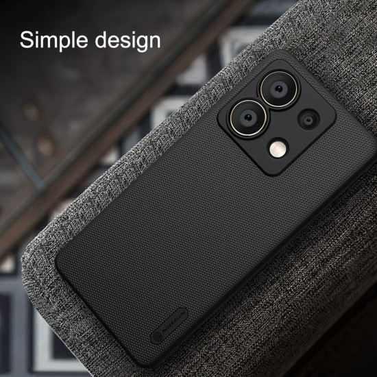 Redmi Note 13 5G калъф твърд гръб Nillkin черен Redmi Note 13 5G калъф твърд гръб Nillkin черен