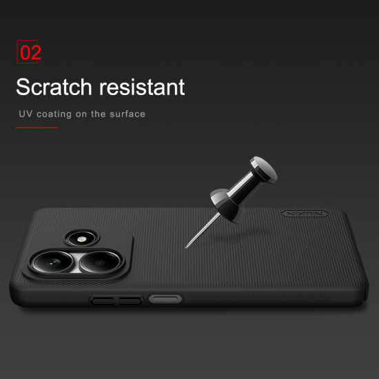 Redmi Note 14 5G калъф твърд гръб Nillkin черен Redmi Note 14 5G калъф твърд гръб Nillkin черен