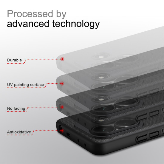 Redmi Note 14 5G калъф твърд гръб Nillkin черен Redmi Note 14 5G калъф твърд гръб Nillkin черен