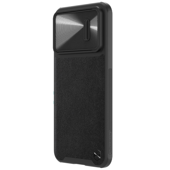 Xiaomi 13 кожен калъф със защита на камерата Nillkin черен Xiaomi 13 кожен калъф със защита на камерата Nillkin черен