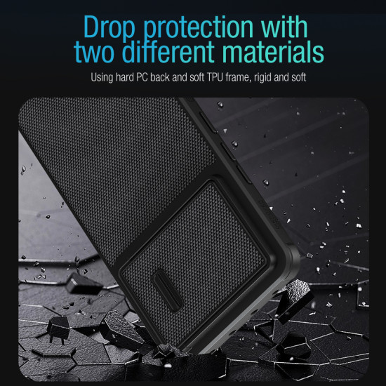 Xiaomi 13 Pro текстуриран калъф със защита на камерата Nillkin черен Xiaomi 13 Pro текстуриран калъф със защита на камерата Nillkin черен