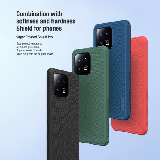 Xiaomi 13 калъф твърд гръб Nillkin черен Xiaomi 13 калъф твърд гръб Nillkin черен